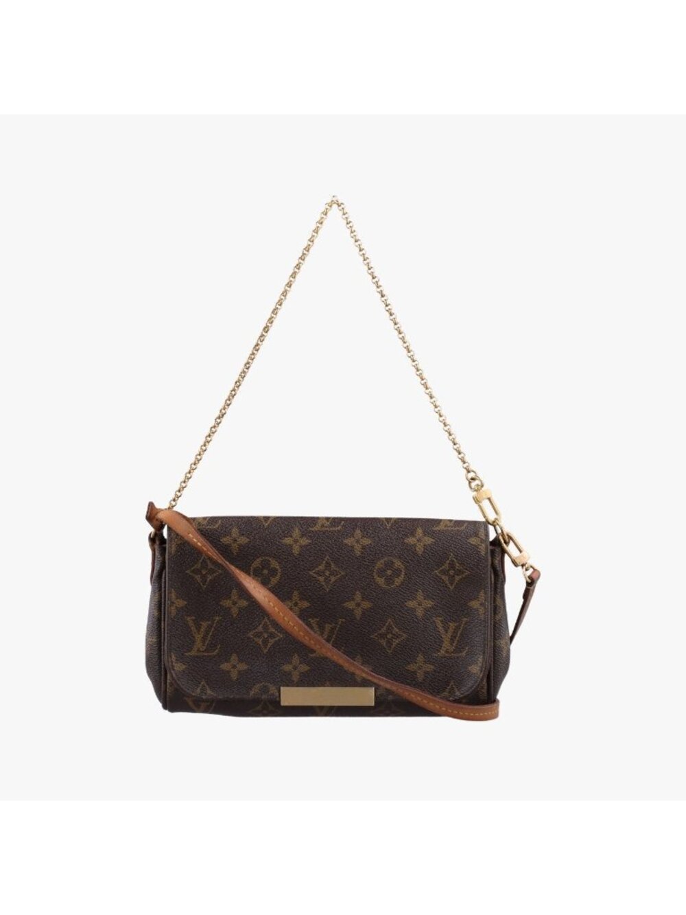 Louis Vuitton Favorite PM Monogram Brown Canvas Crossbody
